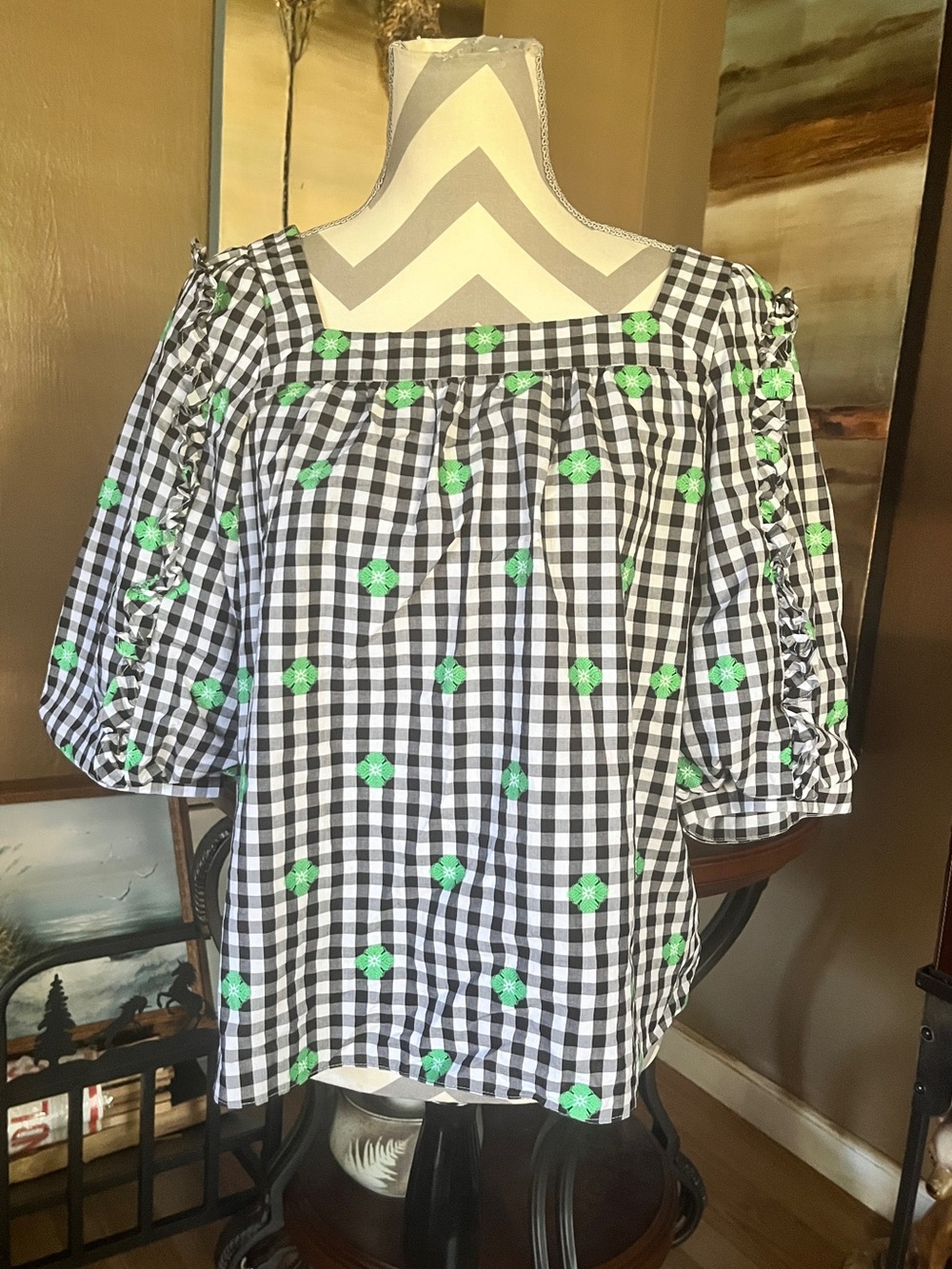 kate spade Gingham Top